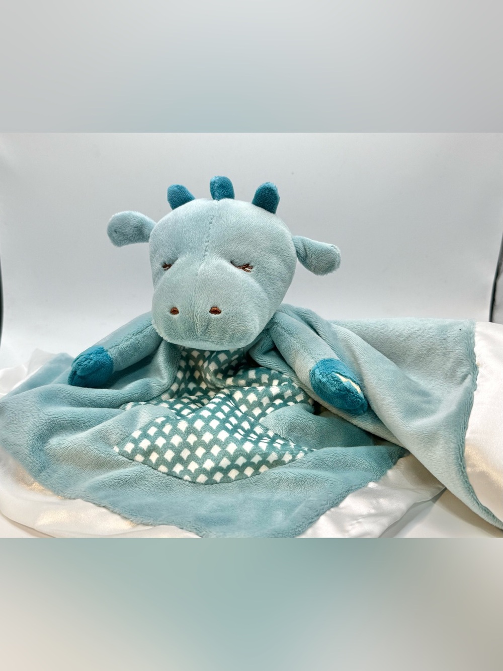 Douglas Baby Dragon Security Blanket Lovey Toy Blue 
Security Blanket for Kids